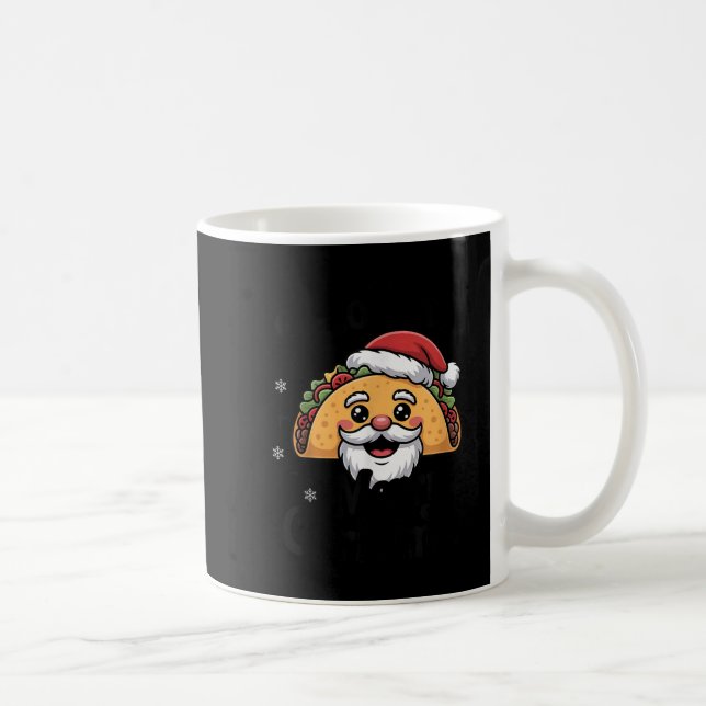 Taco ‘bout A Merry Christmas Food Puns Mexican San Coffee Mug (Right)