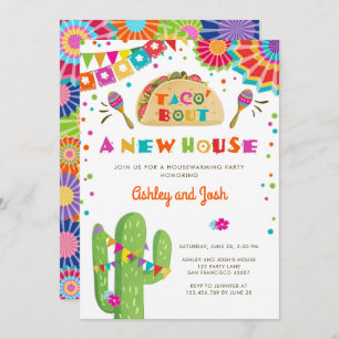 Taco Bout A New House Fiesta Housewarming Party Invitation