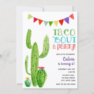 Taco 'bout a party! Birthday invitation