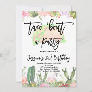 Taco ’Bout a Party Birthday, Taco Birthday Invitation