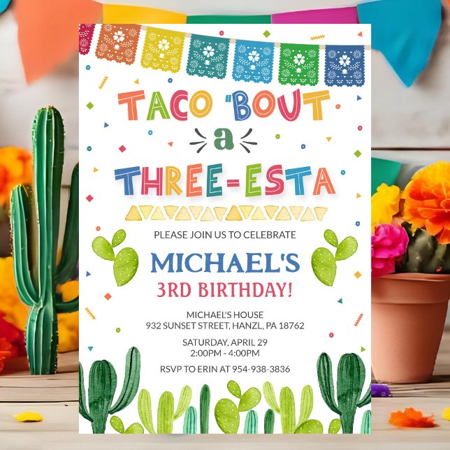 Taco bout a three esta invitation (Creator Uploaded)