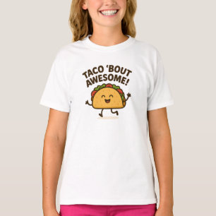Taco 'Bout Awesome Cute Taco Graphic T-Shirt