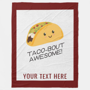 Taco-bout Awesome Kawaii Taco Blanket