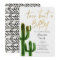 Taco bout baby Cactus Couples Shower Invite card
