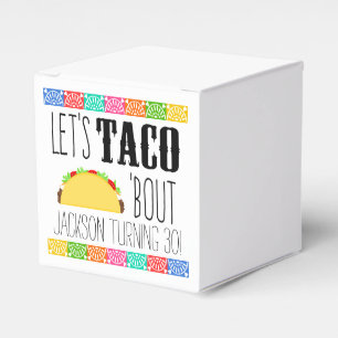 Taco 'Bout Birthday Party Favour Box