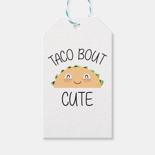 Taco Bout Cute Gift Tags (Front)