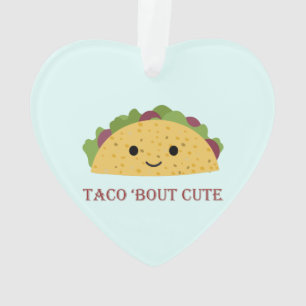 Taco Bout Cute Kawaii Taco Ornament