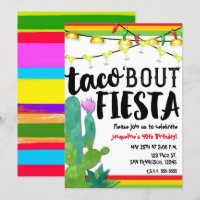 TACO BOUT FIESTA Birthday Party Cinco De Mayo