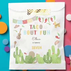 Taco bout' fun fiesta mexican birthday favour bag