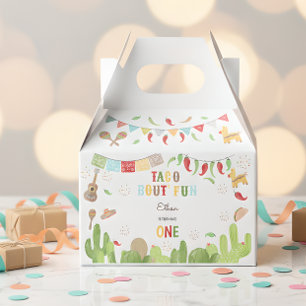 Taco bout' fun fiesta mexican first birthday favour box