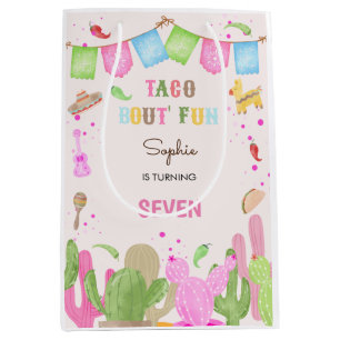 Taco bout fun fiesta mexican first birthday medium gift bag