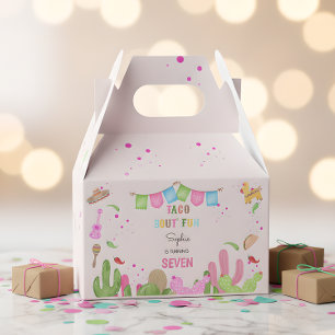 Taco bout fun fiesta mexican girl birthday favour box