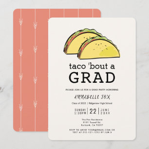 Taco Bout GRAD Graduation Party Invitation