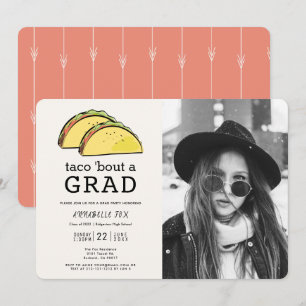 Taco Bout GRAD Photo Graduation Party Invitation