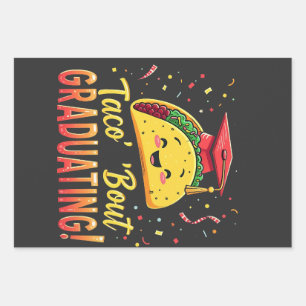 Taco 'Bout Graduating Graduation Cinco De Mayo  Wrapping Paper Sheet