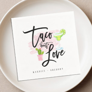 Taco Bout Love Bridal Shower Fiesta  Napkin