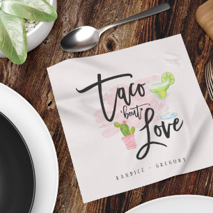 Taco Bout Love Bridal Shower Fiesta  Napkin