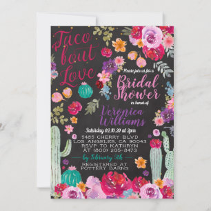 Taco Bout Love Bridal Shower Invitation