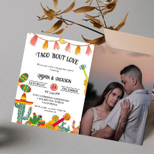 Taco 'Bout Love Cactus Engagement party Invitation