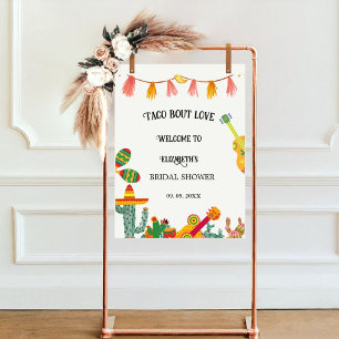 Taco bout Love cactus Taco Bridal Ahower Welcome  Poster