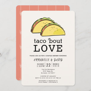 Taco Bout Love Couples Shower Invitation