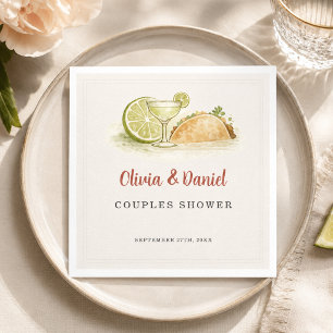 Taco Bout Love Fiesta Couples Shower Napkin