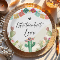 Taco Bout Love Fiesta Watercolor Cactus Shower