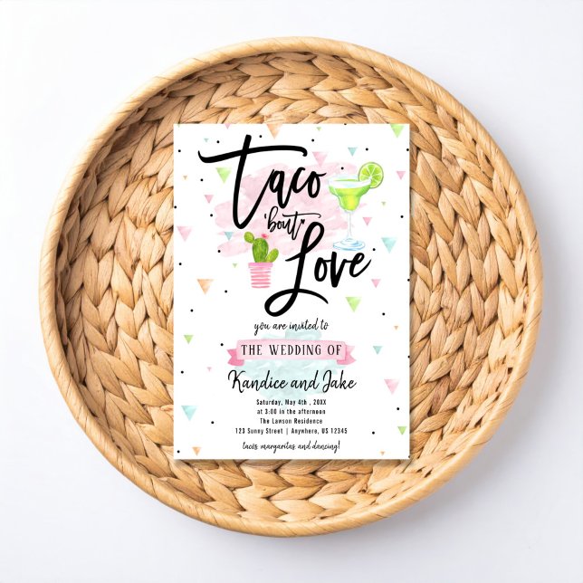 Taco Bout Love Wedding Invitation (Creator Uploaded)