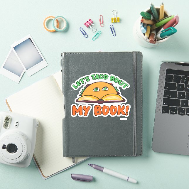 Taco Bout My Book Funny Author Promotion Art (iPad Cover)