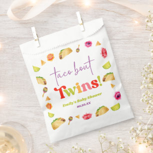 Taco Bout Twins! Fiesta Baby Shower Favour Bag