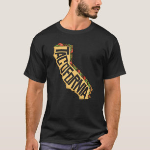 Taco  California Map for Californian Taco T-Shirt