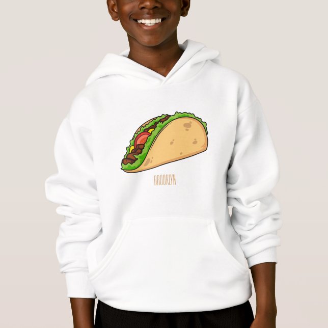 Taco cartoon illustration (Front)
