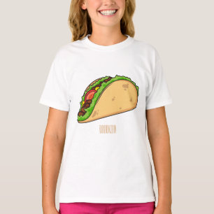 Taco cartoon illustration  T-Shirt