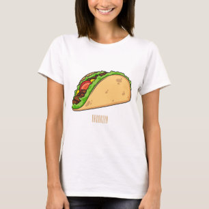 Taco cartoon illustration T-Shirt