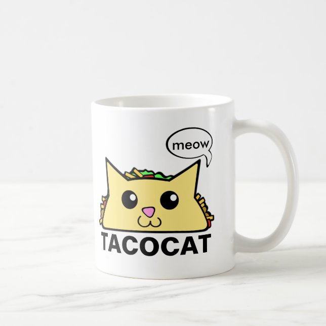 Taco Cat Coffee Mug (Right)