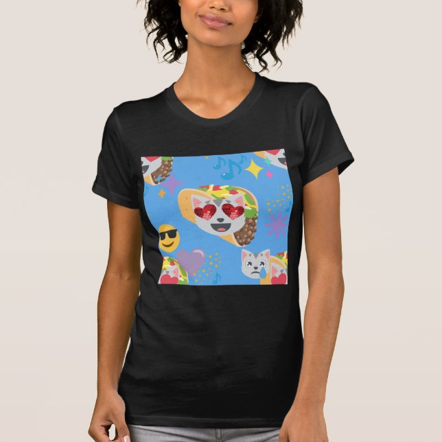 taco cat emoji T-Shirt (Front)