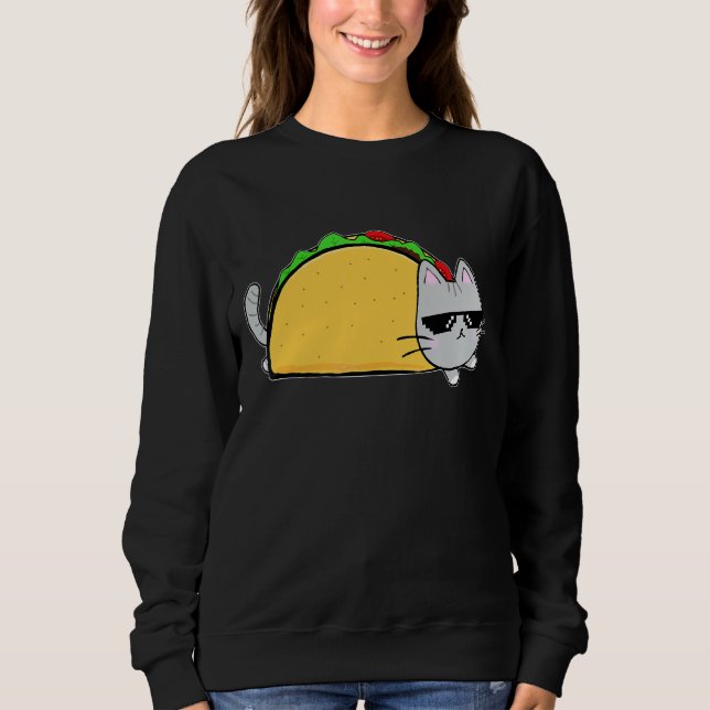 Taco Cat Mexican Food Men Woman Kids Youth Sweatshirt (Front)