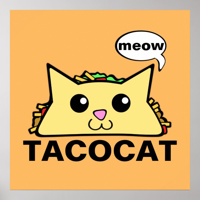 Taco Cat Poster (Front)