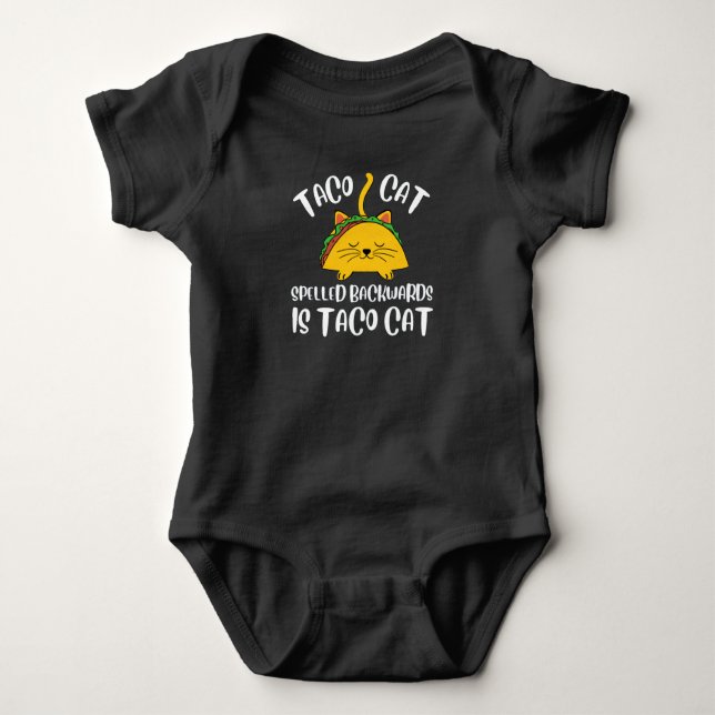 Taco Cat T-Shirt Baby Bodysuit (Front)