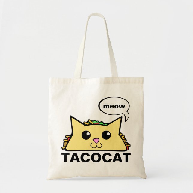 Taco Cat Tote Bag (Front)