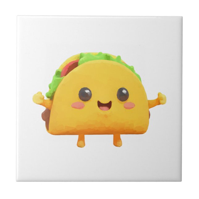 Taco Ceramic Tile (Front)