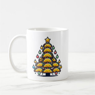 Taco Christmas Tree - Funny Foodie Holiday Food Coffee Mug