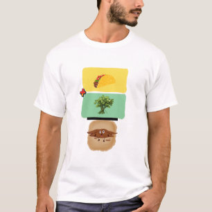 Taco + Cilantro = 💩 (Funny Anti-Cilantro Design) T-Shirt