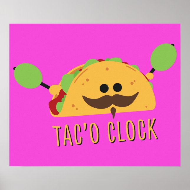 Taco Clock  Poster (Front)