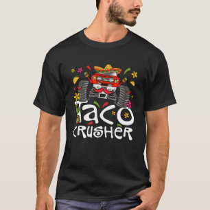 Taco Crusher Monster Truck Toddler Boys Cinco De M T-Shirt