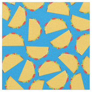 Taco Cute Kids Food Fabric
