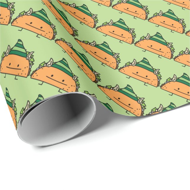 Taco Elf Wrapping Paper (Roll Corner)