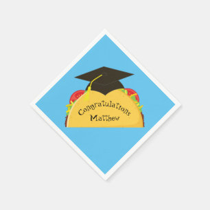 Taco Fiesta Graduation Party Mexican Napkin
