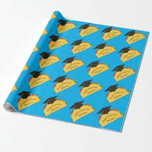 Taco Fiesta Graduation Party Mexican Wrapping Paper