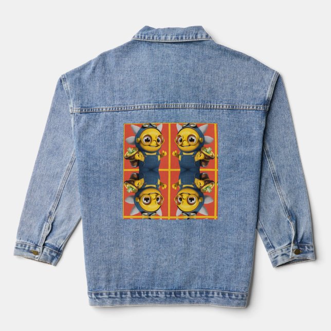 Taco friend denim jacket (Back)